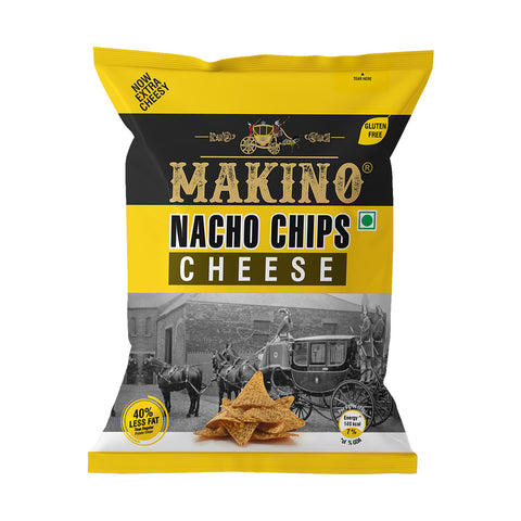 Makino Assorted Nacho Chips 60 gm | Tortilla Chips | Pack of 40 | Bulk Pack for Retail