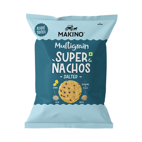 Makino Super Nachos Multigrain Salted (60gm) (Pack of 6)