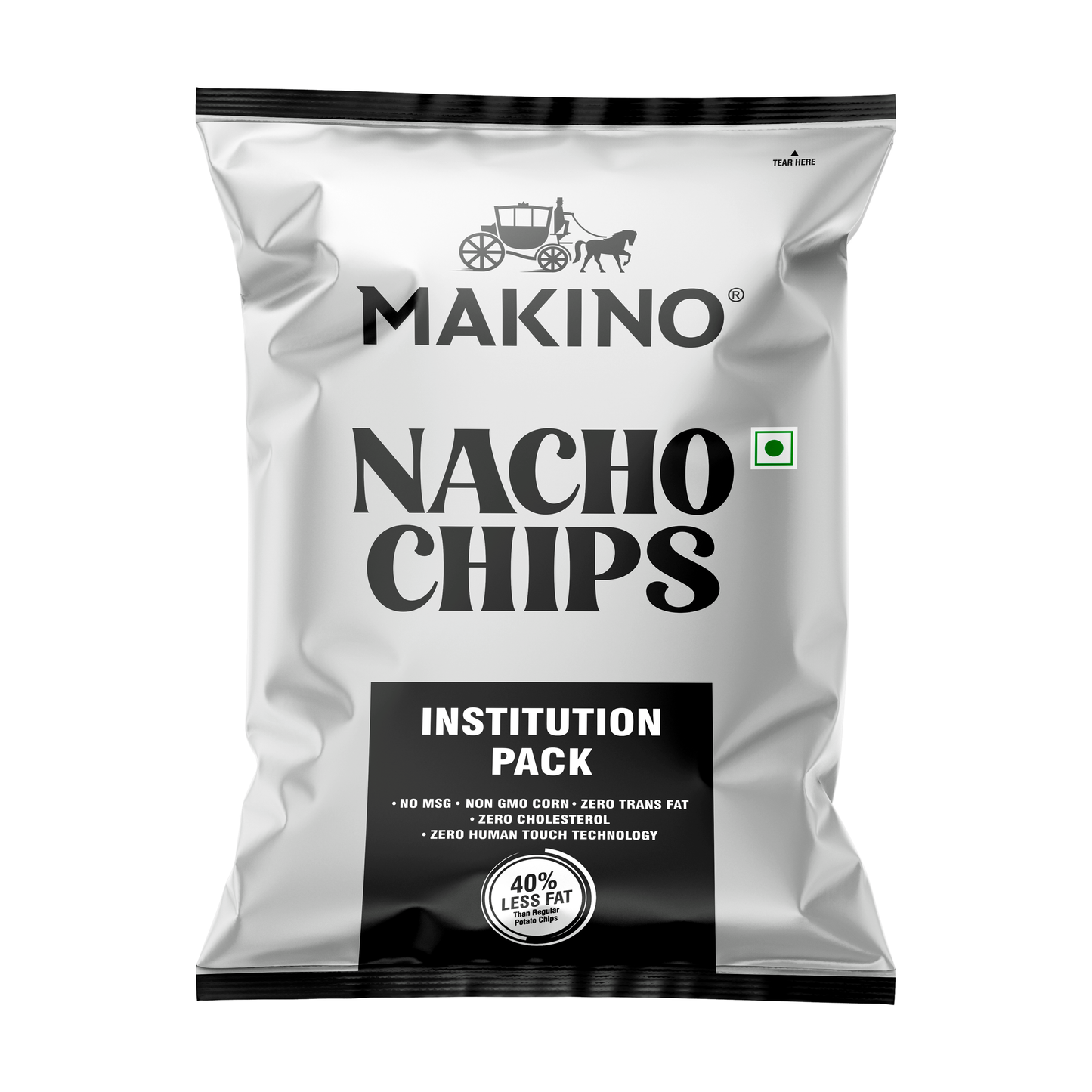 Makino Jalapeno Nacho Chips with Institution Pack (Each 200 gm)(Pack of 3)