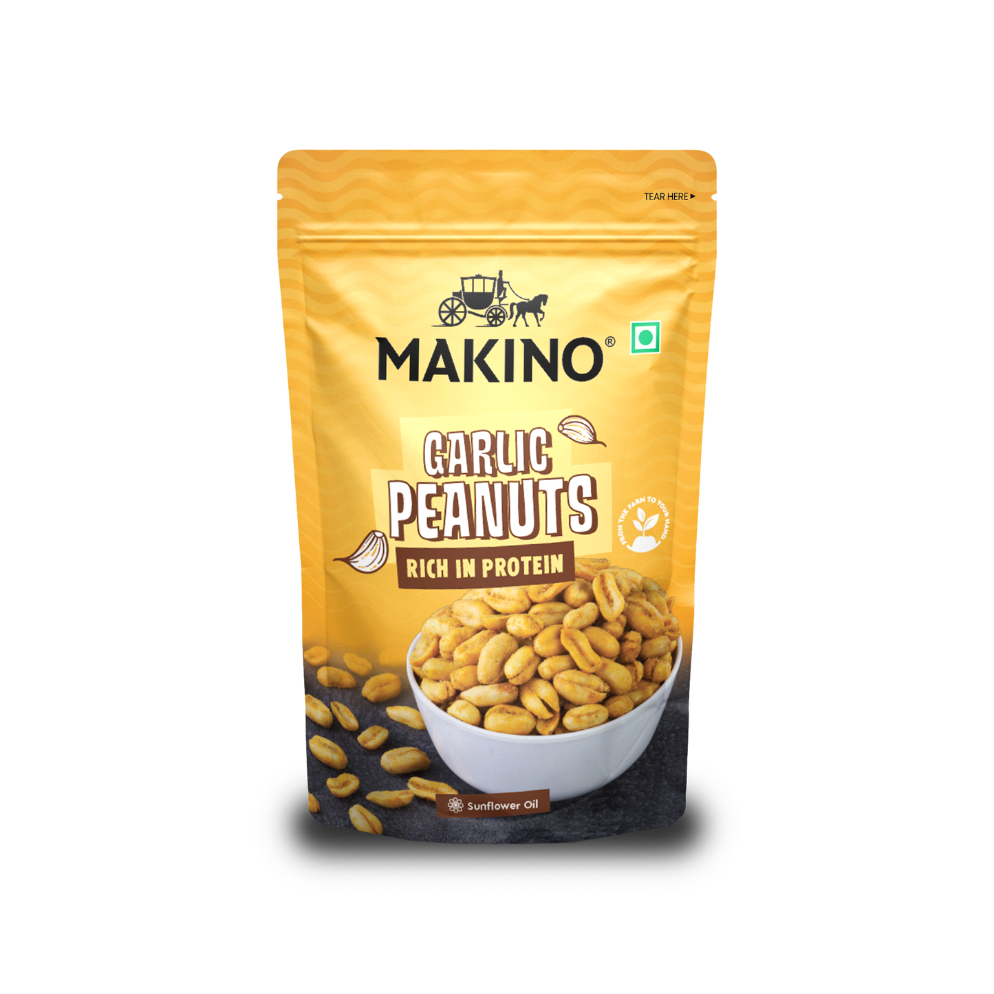 Makino Assorted Roasted Peanuts (Each 150 gm) (Pack of 5)