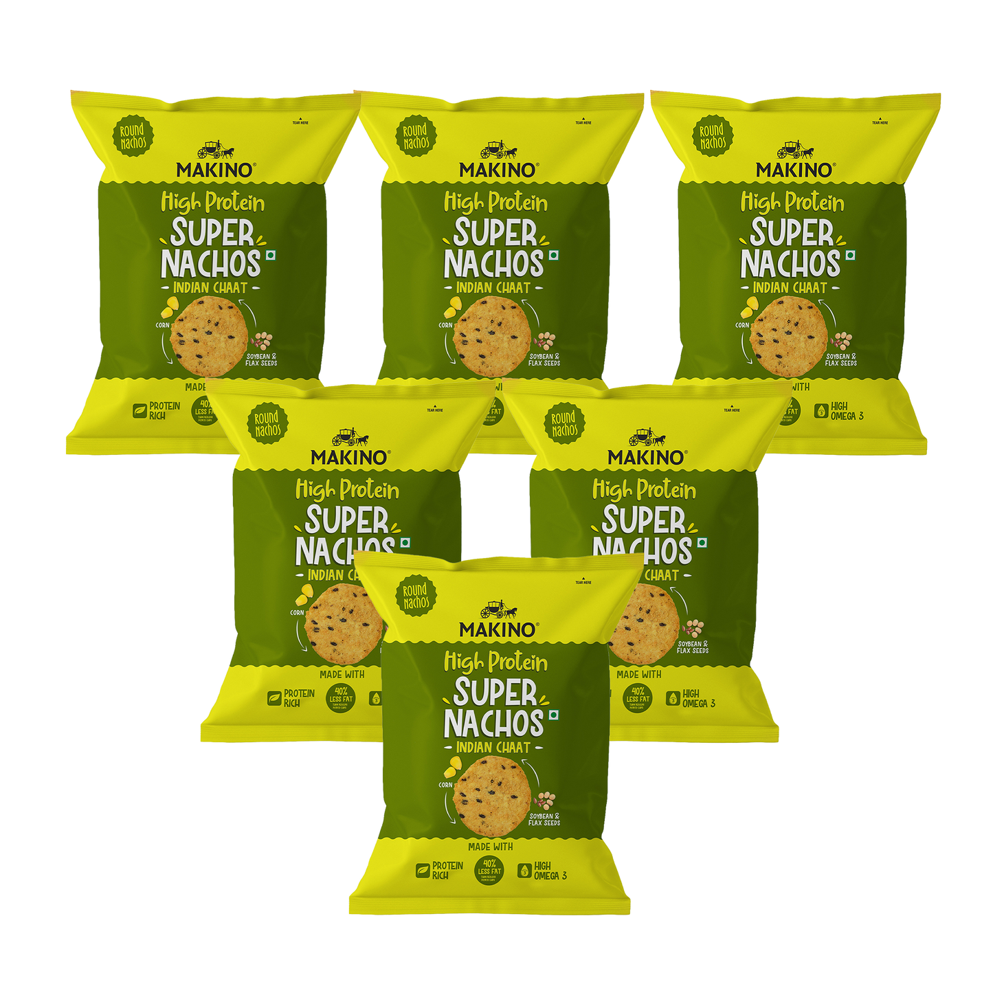 Makino High Protein Super Nachos Indian Chaat