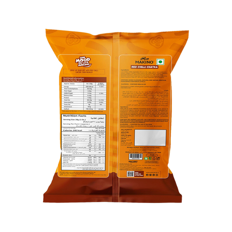 Makino Corn Munch (Red Chilli Chatka)(Each 150 gm)(Pack of 7)