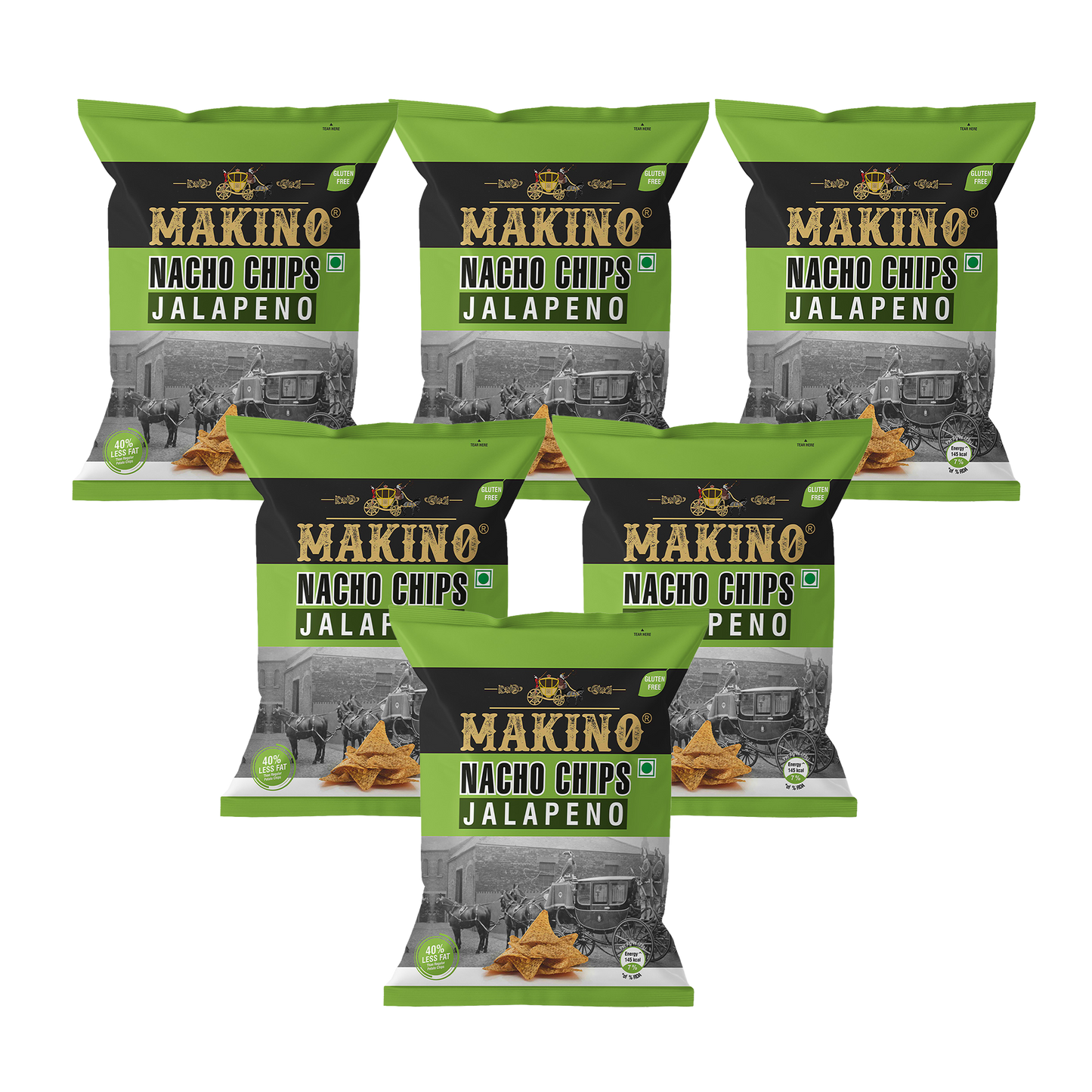 Makino Nacho Chips Jalapeno