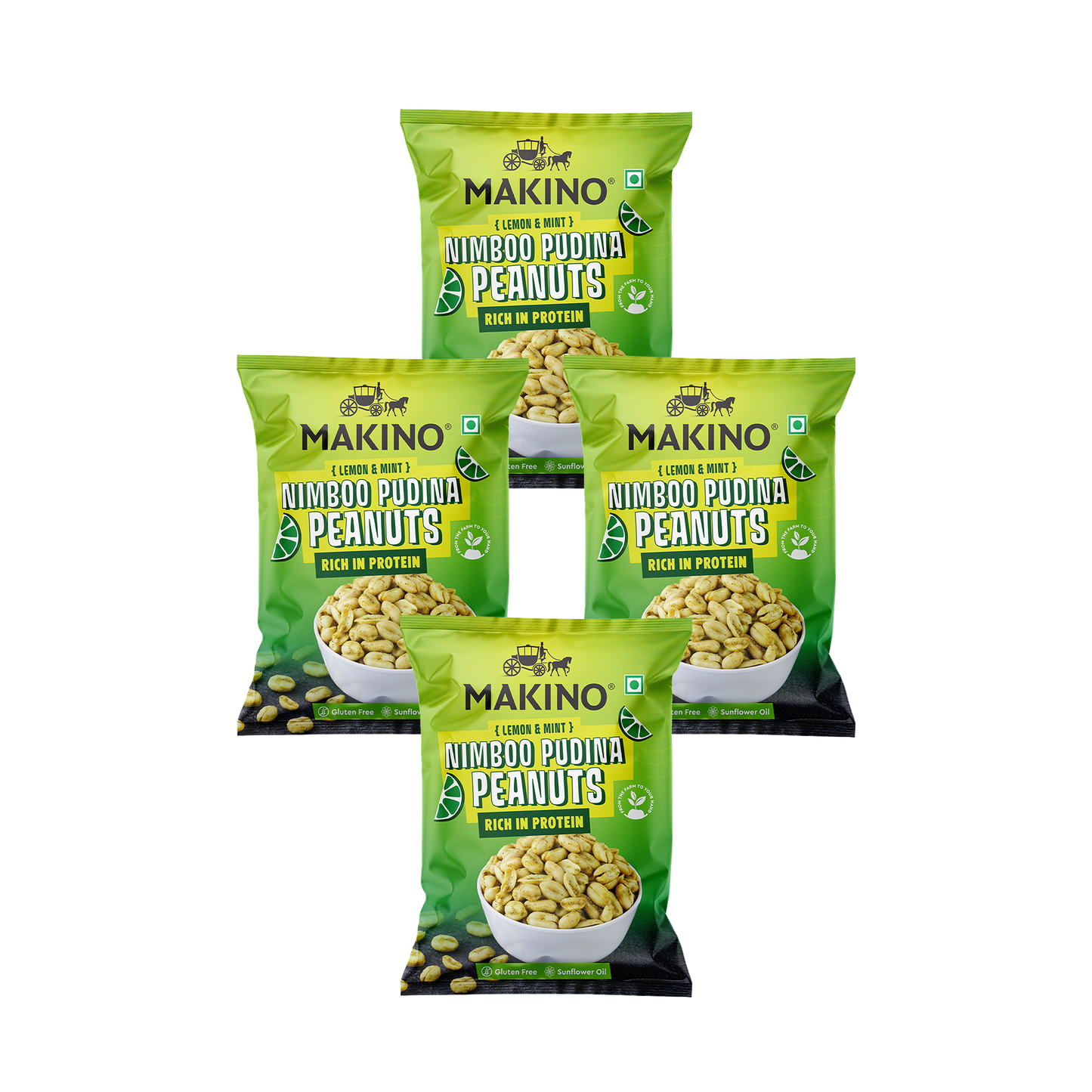 Makino Roasted Peanuts Nimboo Pudina