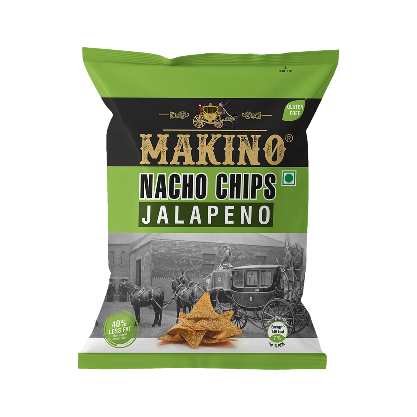 Makino Cornax (4 Assorted Corn Snacks)(Each 60 Jalapeno & Rosted masala /150 gm RCC & C&O)