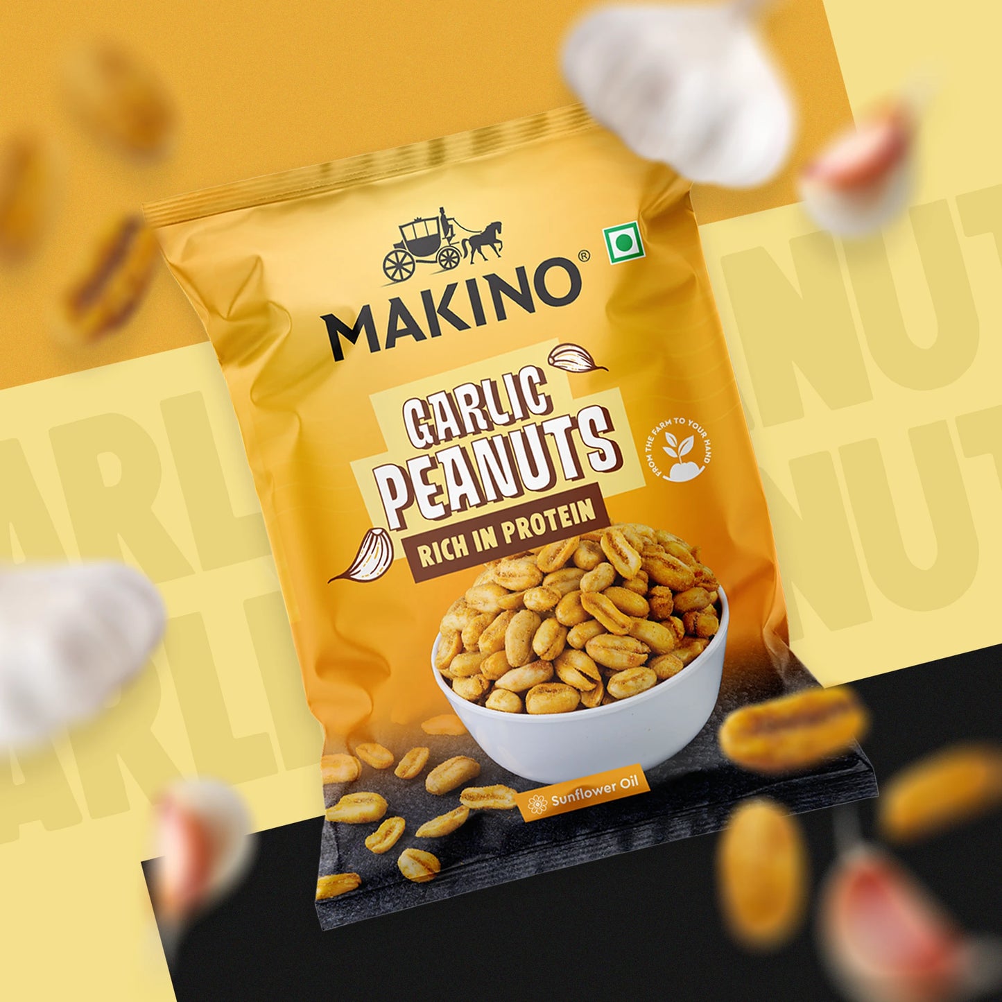 Makino Roasted Peanuts Garlic