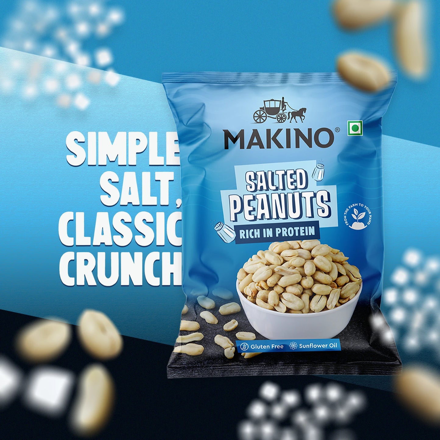 Makino Roasted Peanuts Salted