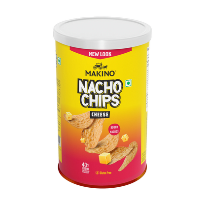 Makino Cheese Round & Stacked Nachos (Each 107 Gm)(Pack Of 2)