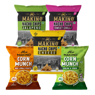 Makino Assorted ₹ 20 Packs (Each 40 gm) (Pack of 10)
