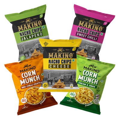 Makino Assorted ₹ 20 Packs (Each 40 gm) (Pack of 10)