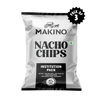 Makino Jalapeno Nacho Chips with Institution Pack (Each 200 gm)(Pack of 3)