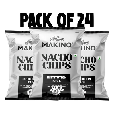 Makino Nacho Chips Jalapeno 200 gm| Pack of 72 | Institution Pack  | Bulk Pack for HoReCa |Tortilla Chips