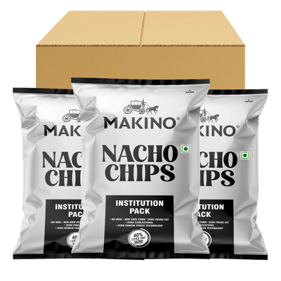 Makino Nacho Chips Jalapeno 200 gm| Pack of 72 | Institution Pack  | Bulk Pack for HoReCa |Tortilla Chips