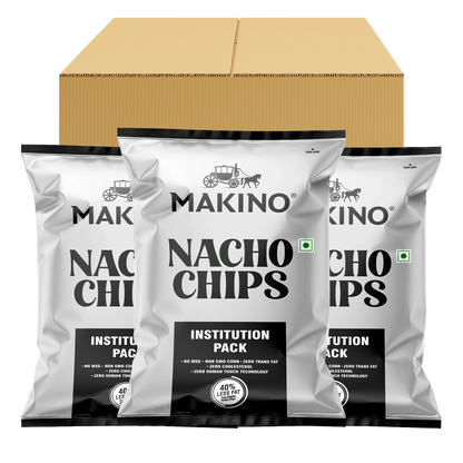 Makino Nacho Chips Jalapeno 200 gm| Pack of 72 | Institution Pack  | Bulk Pack for HoReCa |Tortilla Chips
