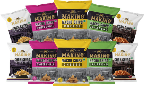 Makino Assorted ₹ 20 Packs (Each 37 gm) (Pack of 10)