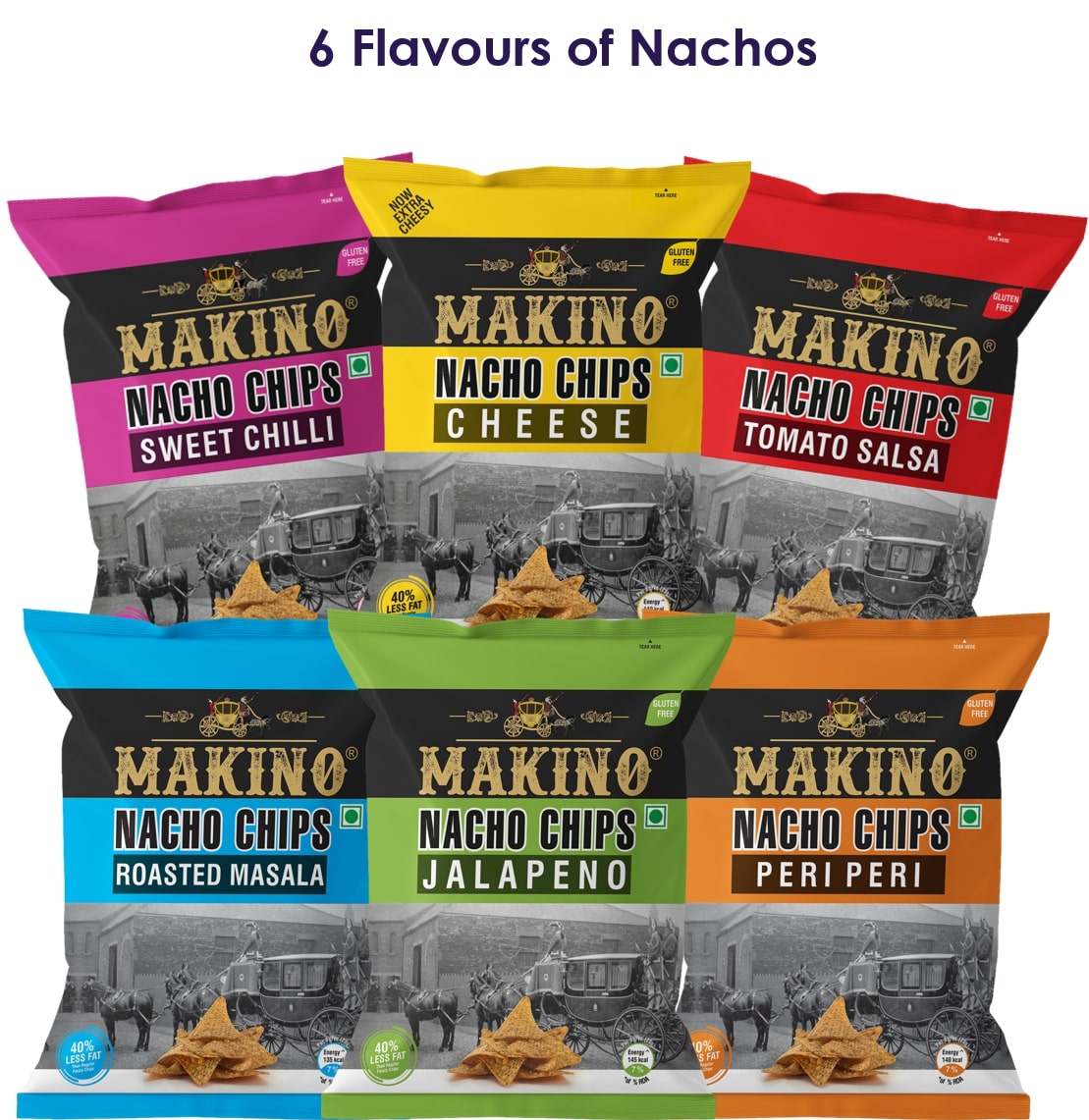 El Nacho Grande Tortilla Chips 3 oz (48 count) - Beach Cities Wholesalers